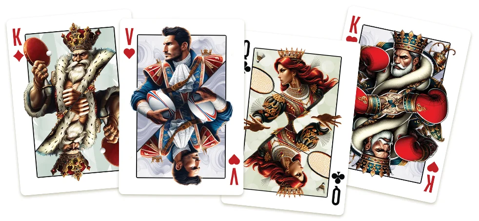 Artificial intelligence playing cards game design